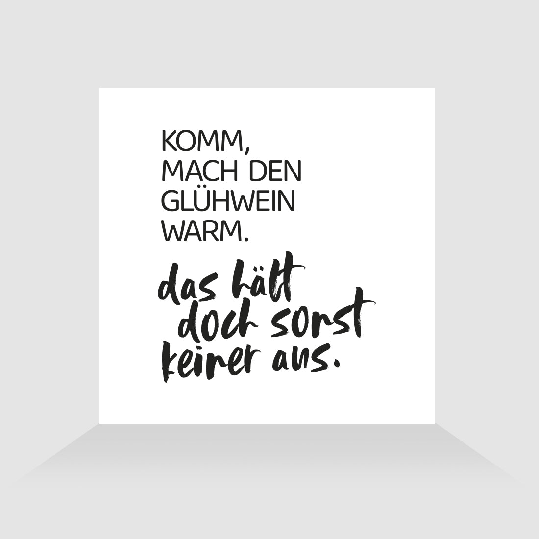 Kühlschrankmagnet Glühwein