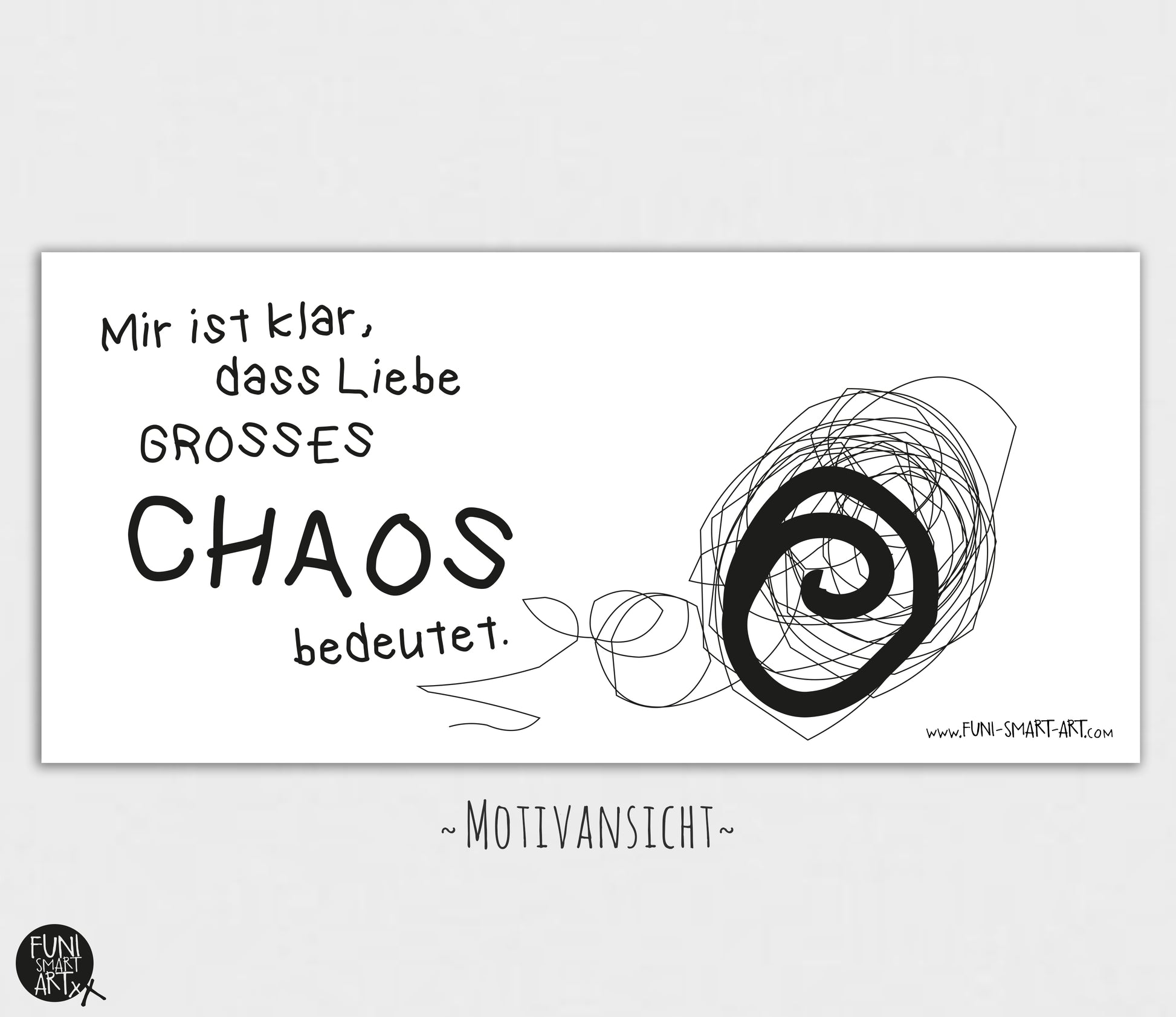 Tasse mit Spruch Großes Chaos