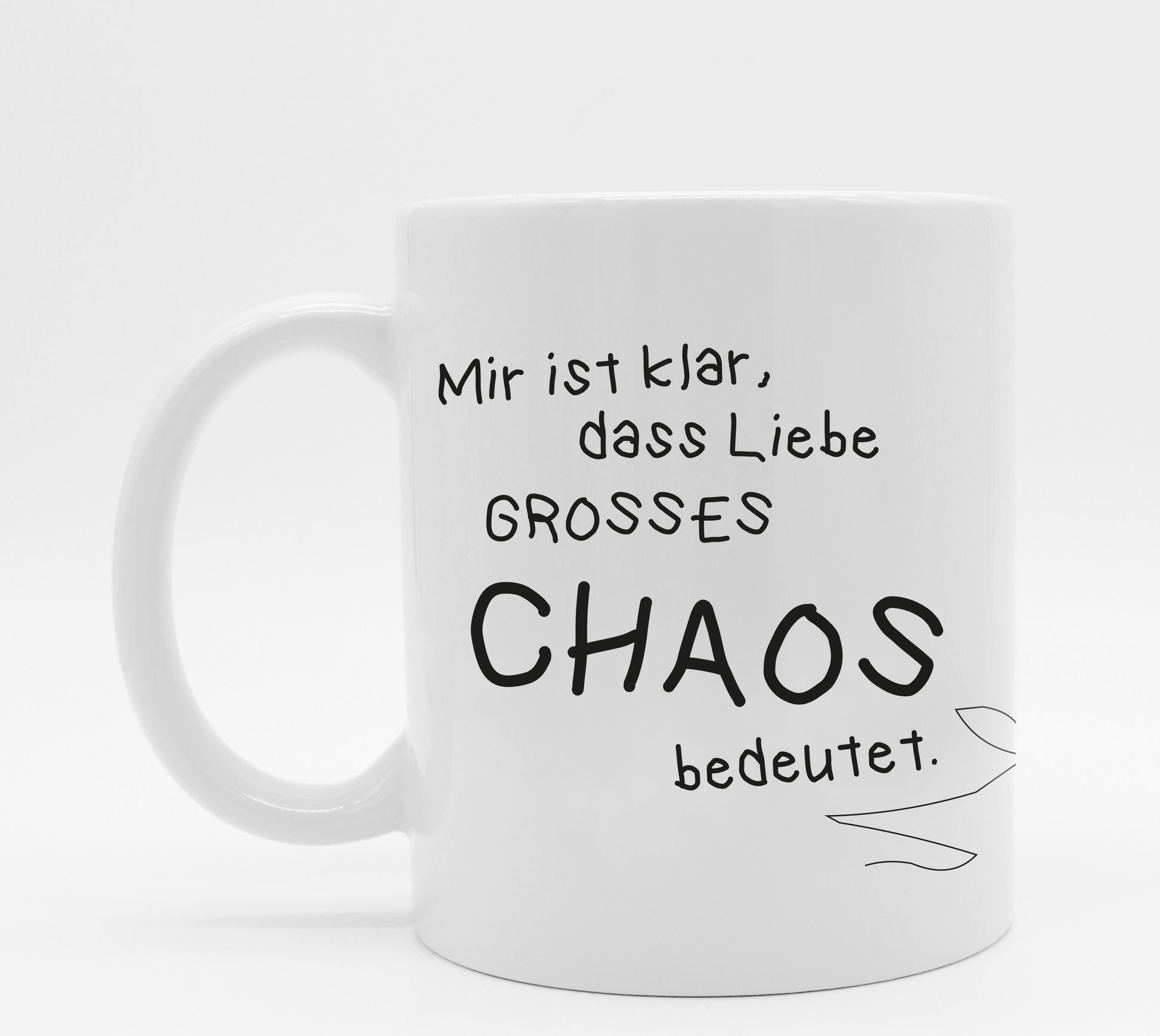Tasse mit Spruch Großes Chaos