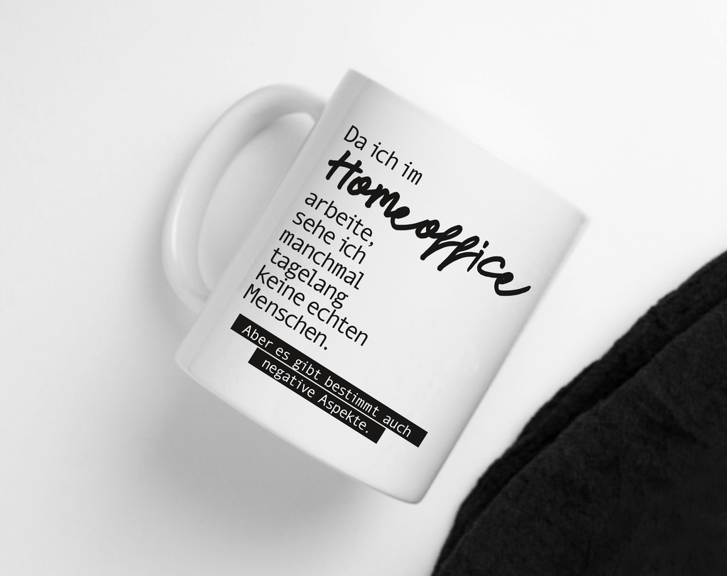 Tasse mit Spruch Homeoffice
