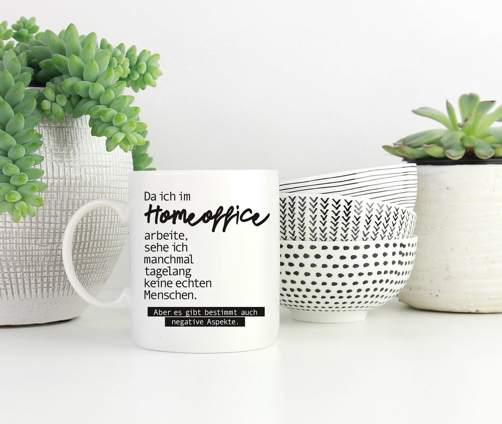 Tasse mit Spruch Homeoffice