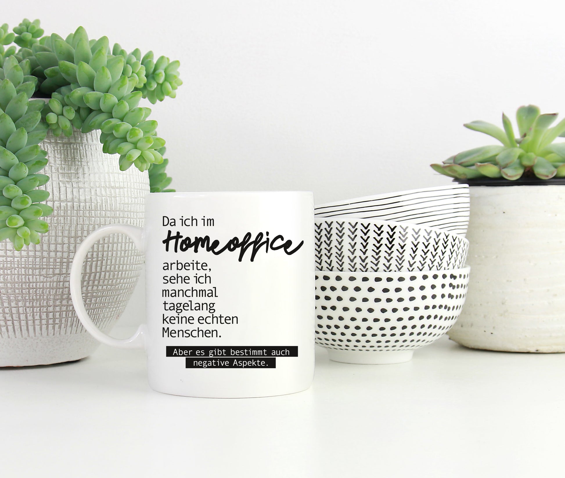 Tasse mit Spruch Homeoffice