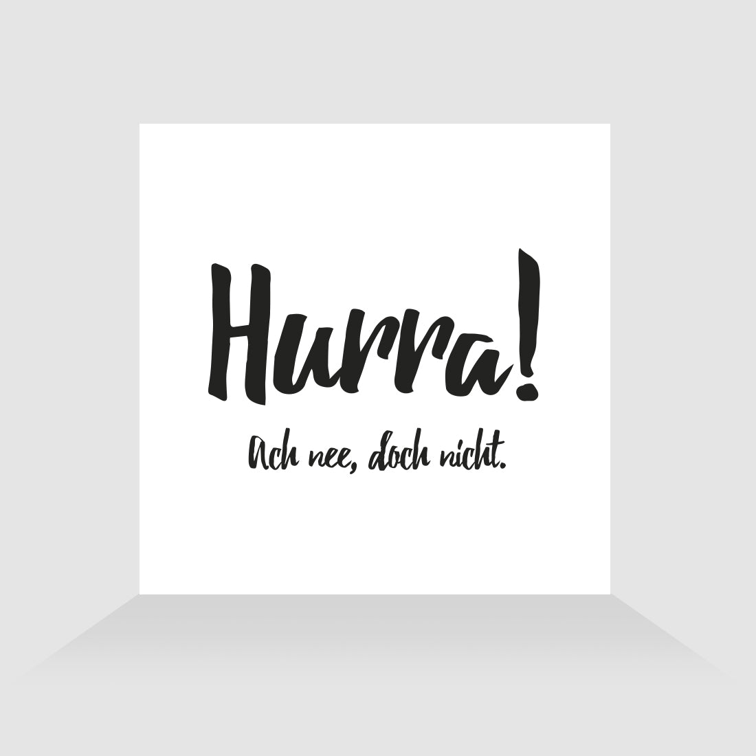 Kühlschrankmagnet Hurra