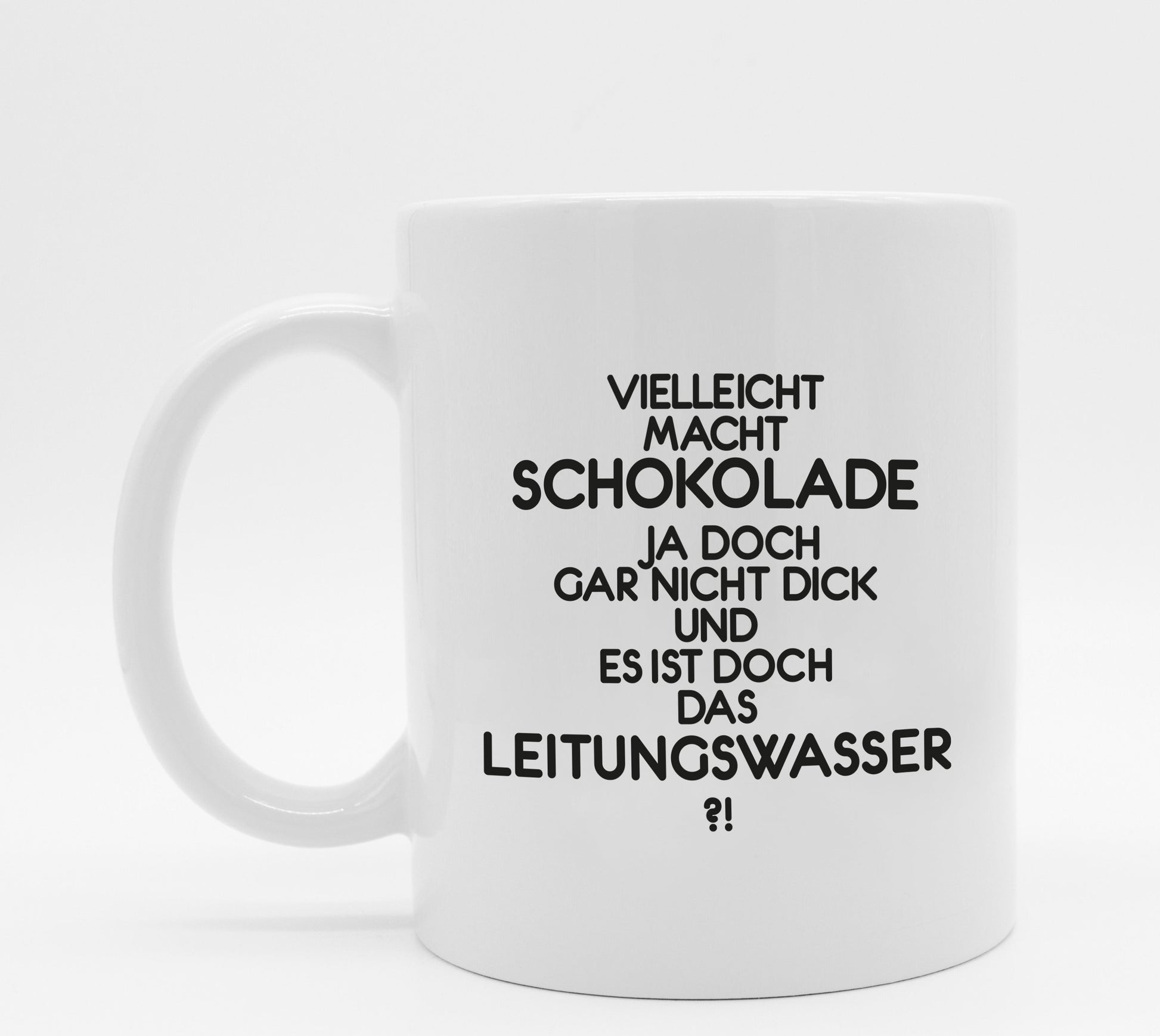 Tasse mit Spruch Kalorienwasser