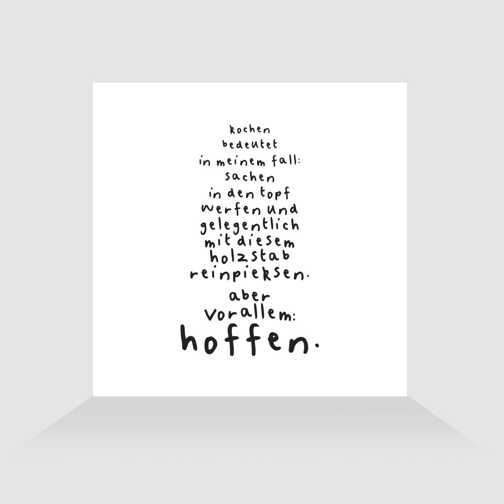 Kühlschrankmagnet Kochen