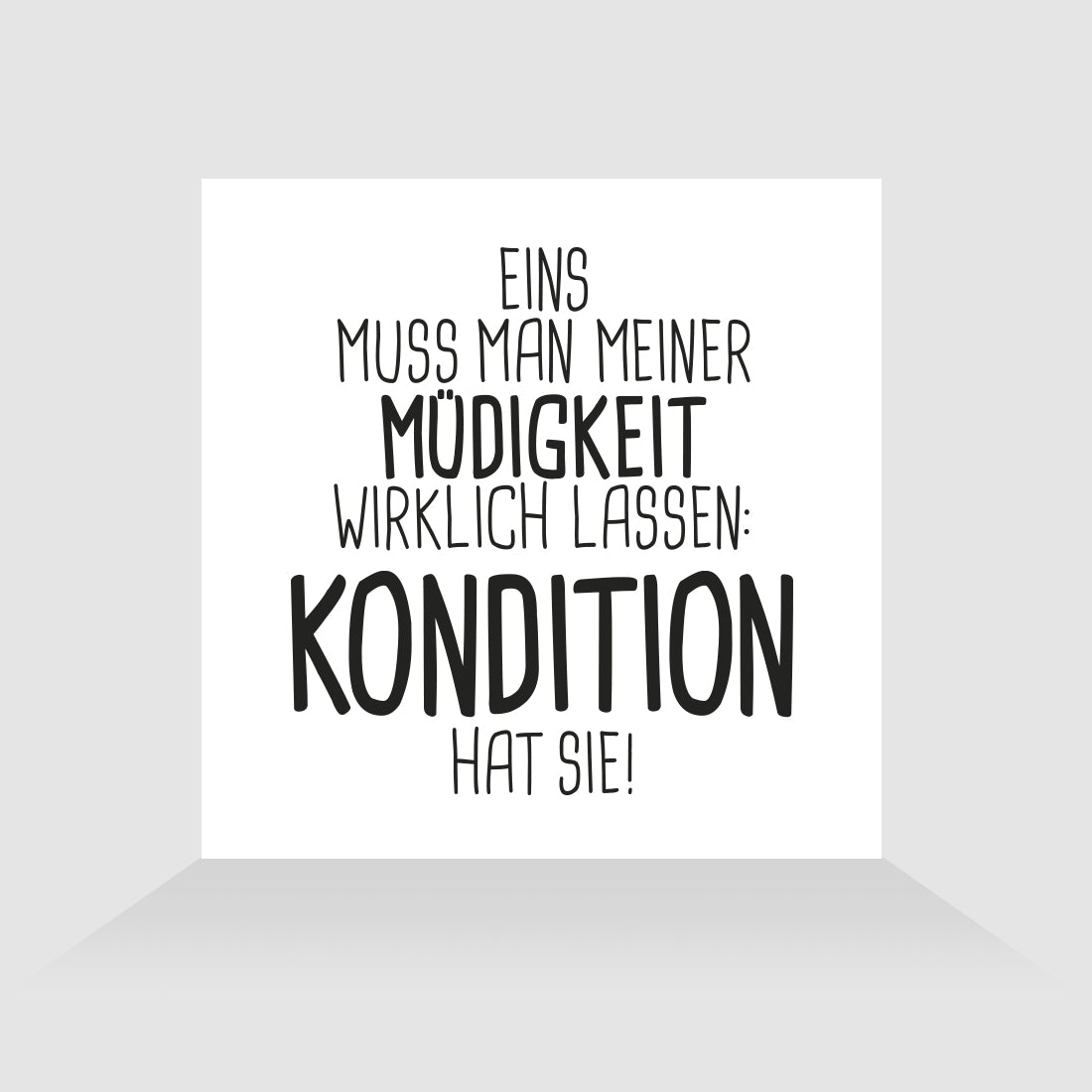 Kühlschrankmagnet Kondition