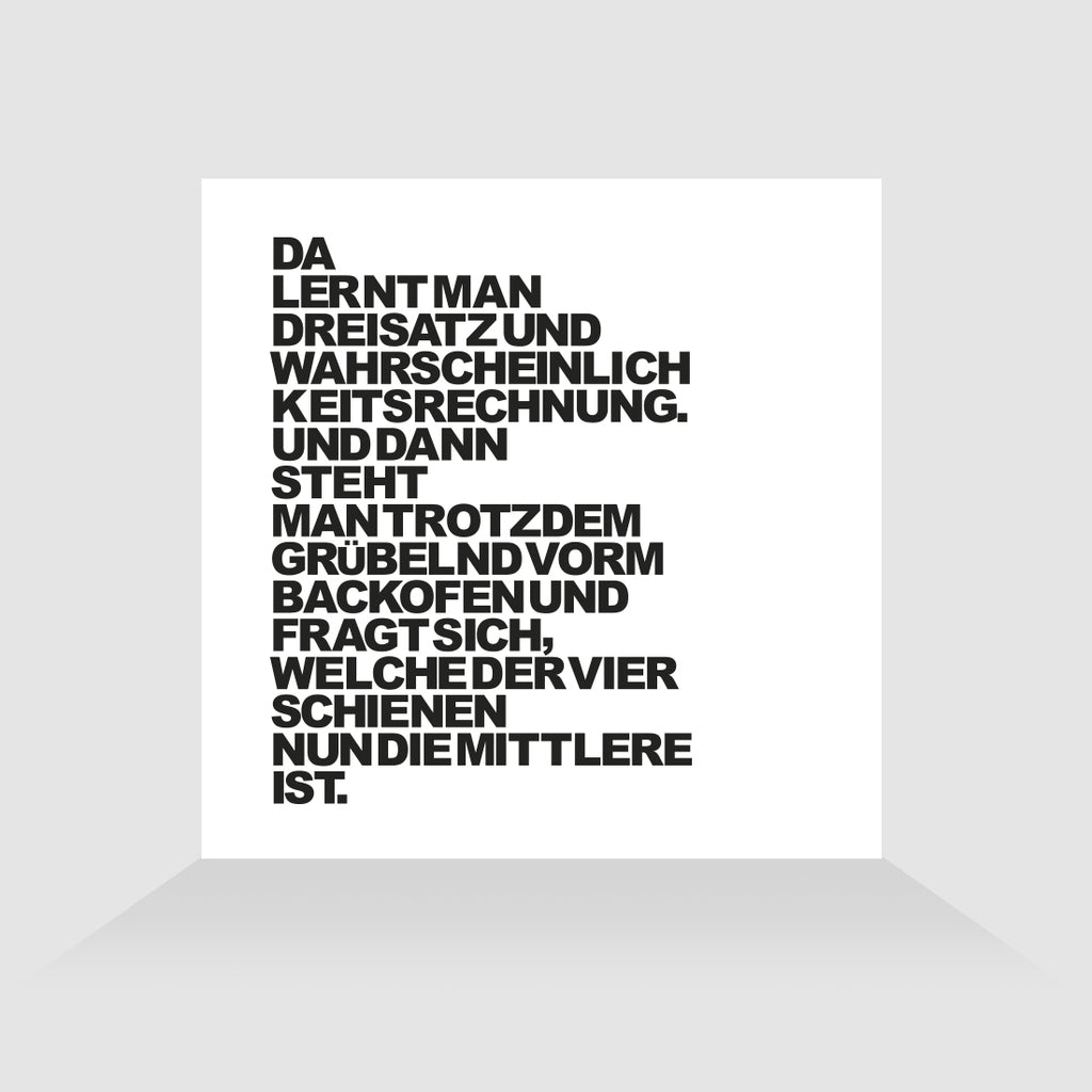 Kühlschrankmagnet Mathegenie