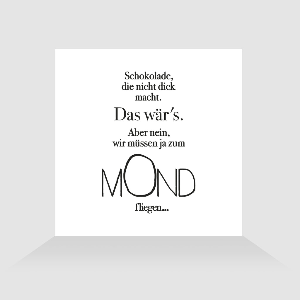 Kühlschrankmagnet Mond