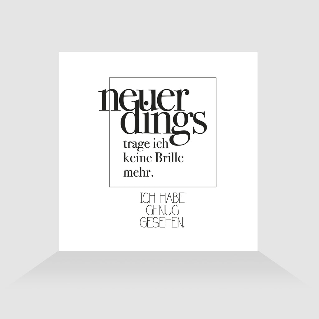 Kühlschrankmagnet Neuerdings