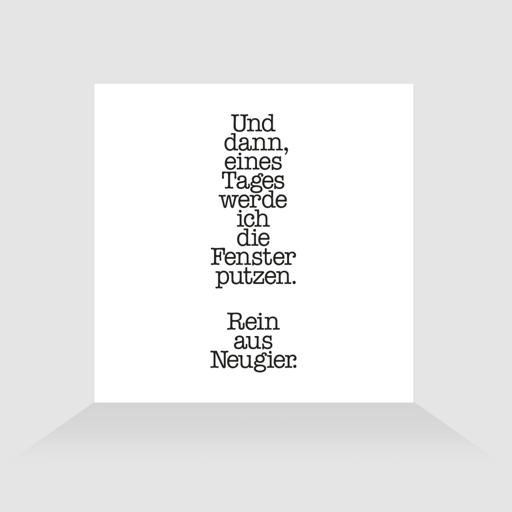 Kühlschrankmagnet Neugier