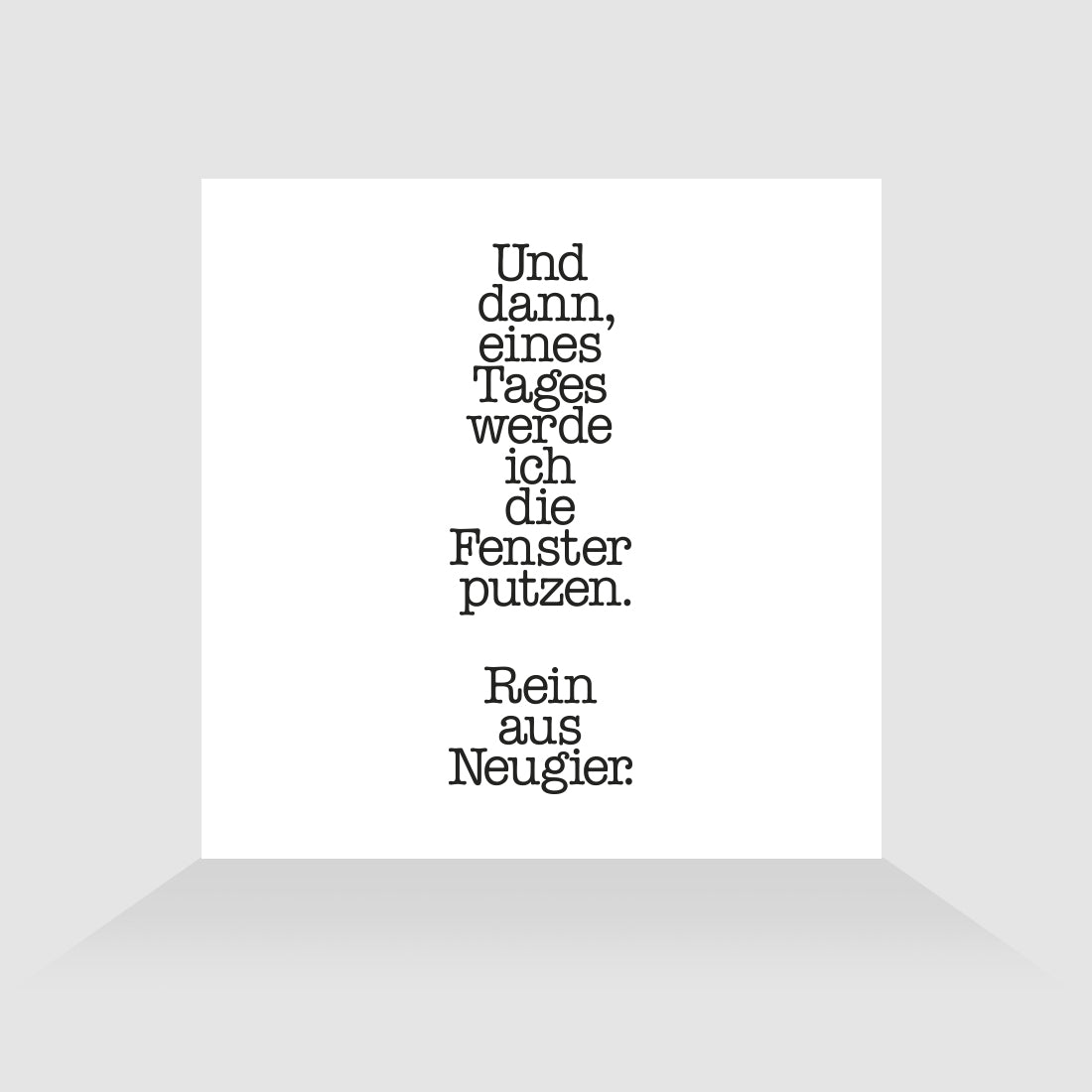 Kühlschrankmagnet Neugier