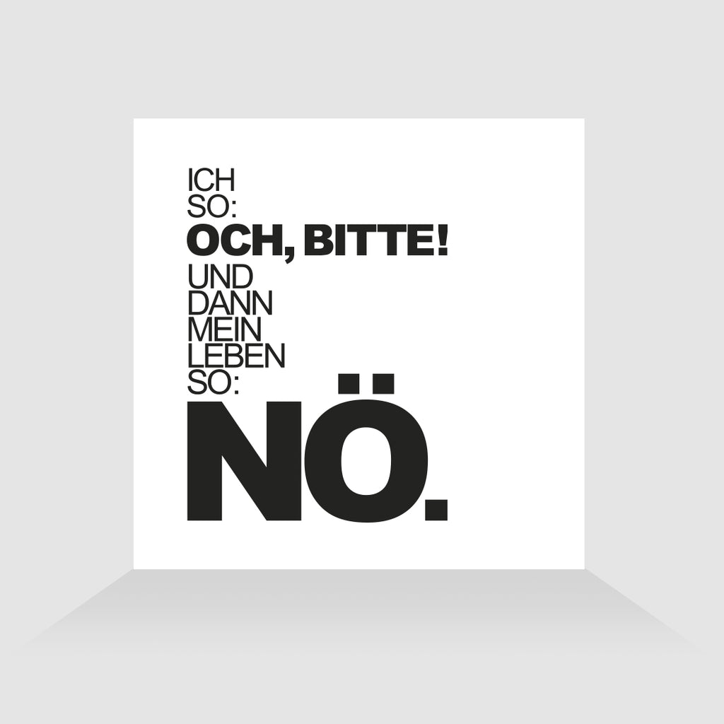 Kühlschrankmagnet Nö