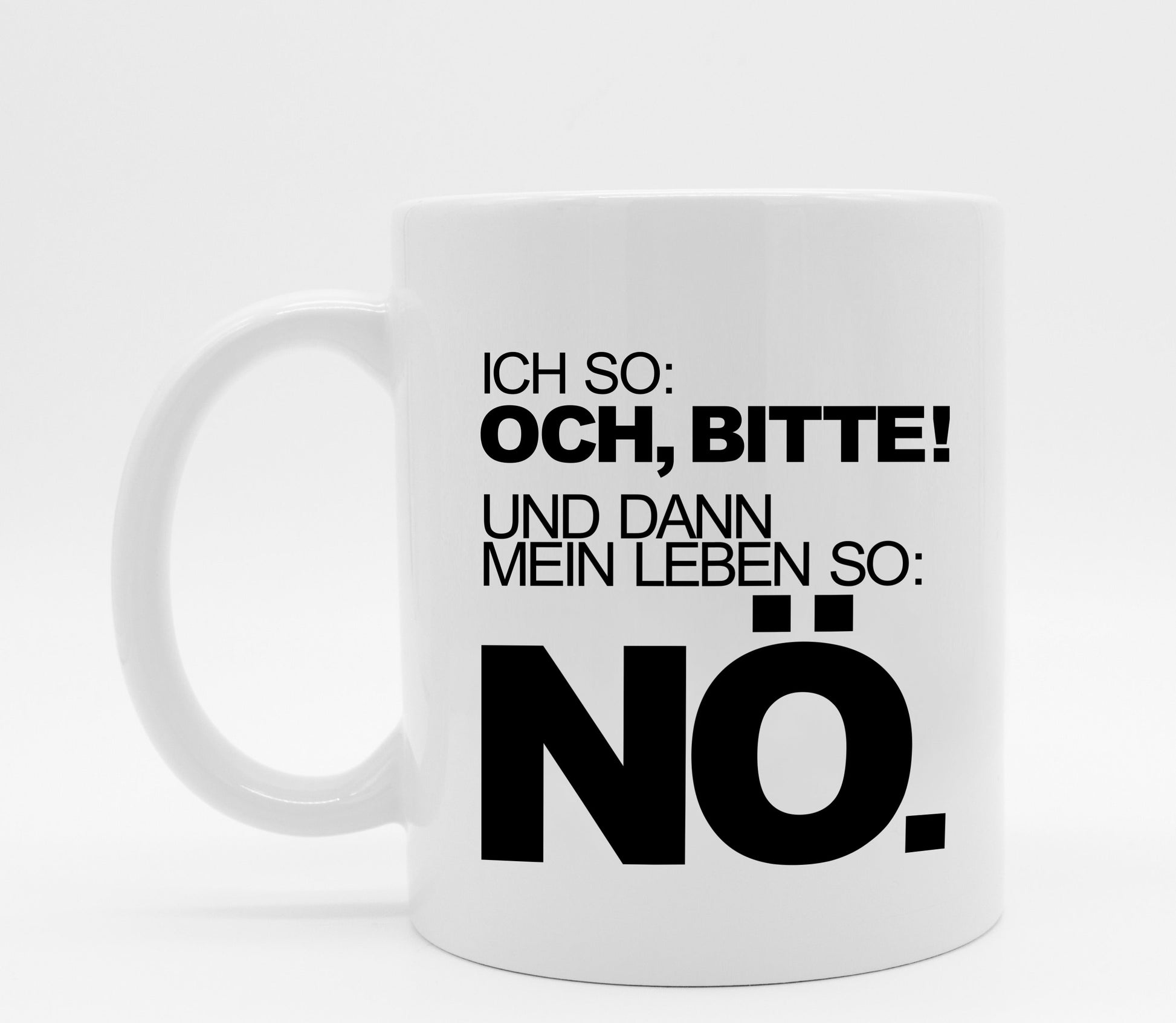 Tasse mit Spruch Nö
