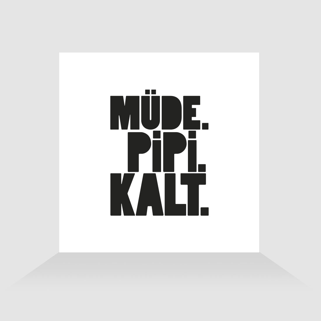 Kühlschrankmagnet Pipi