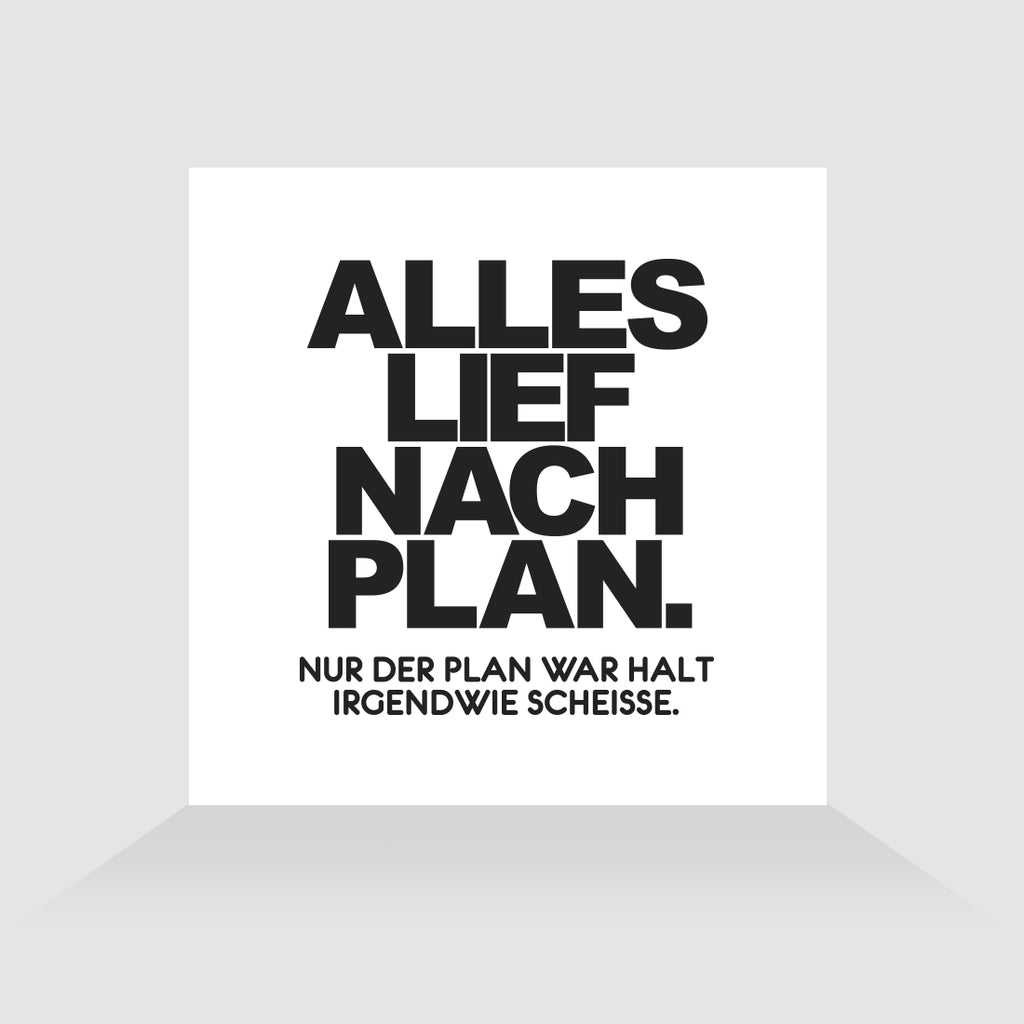 Kühlschrankmagnet Plan