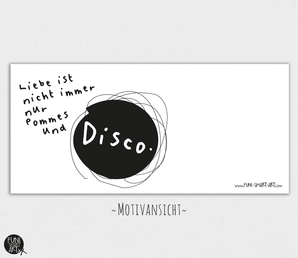 Tasse mit Spruch Pommes