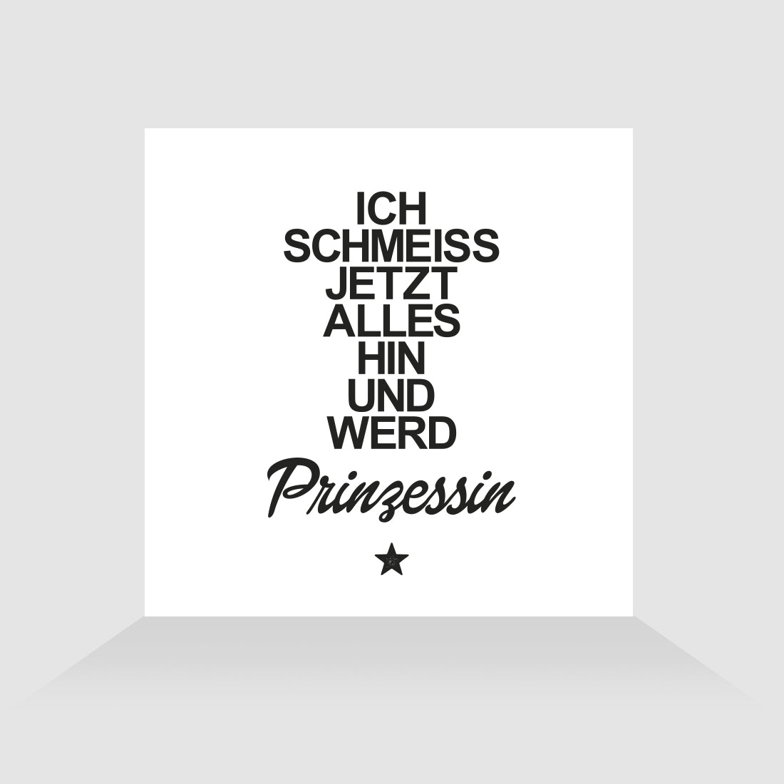 Kühlschrankmagnet Prinzessin