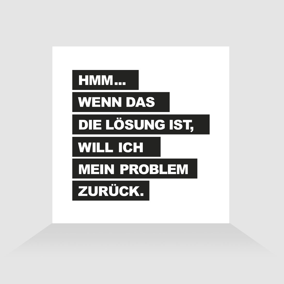 Kühlschrankmagnet Problemreklamtion