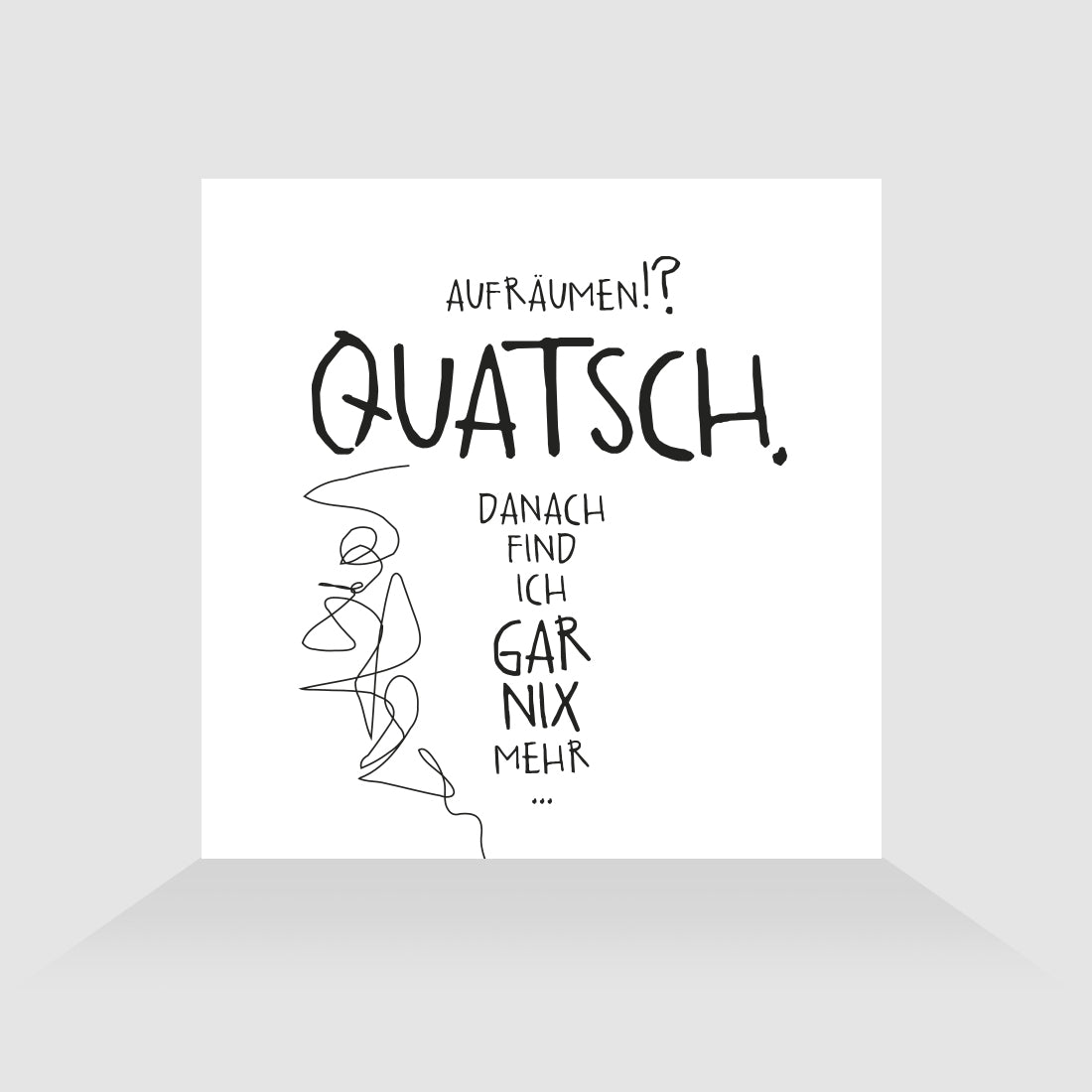 Kühlschrankmagnet Quatsch
