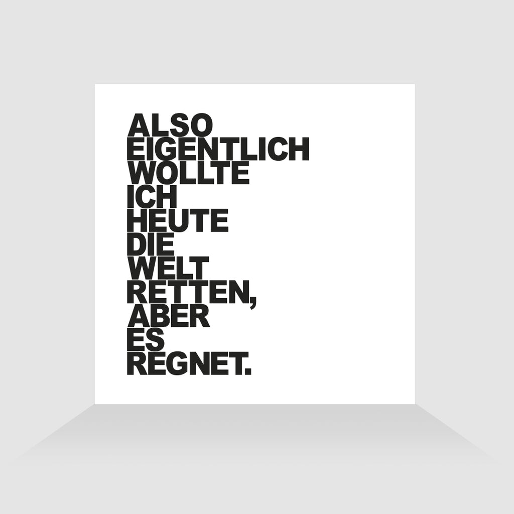 Kühlschrankmagnet Regen