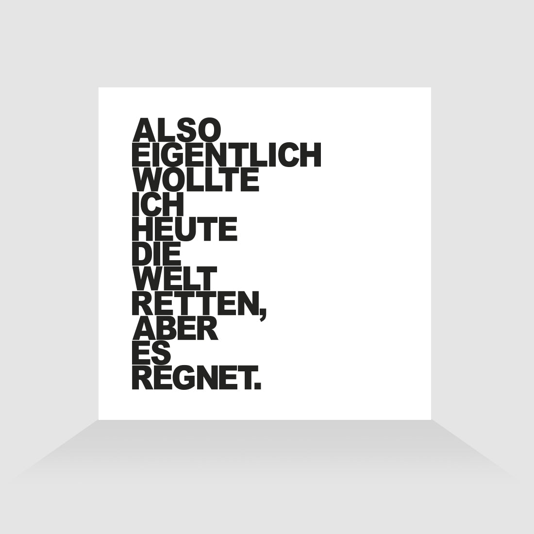 Kühlschrankmagnet Regen