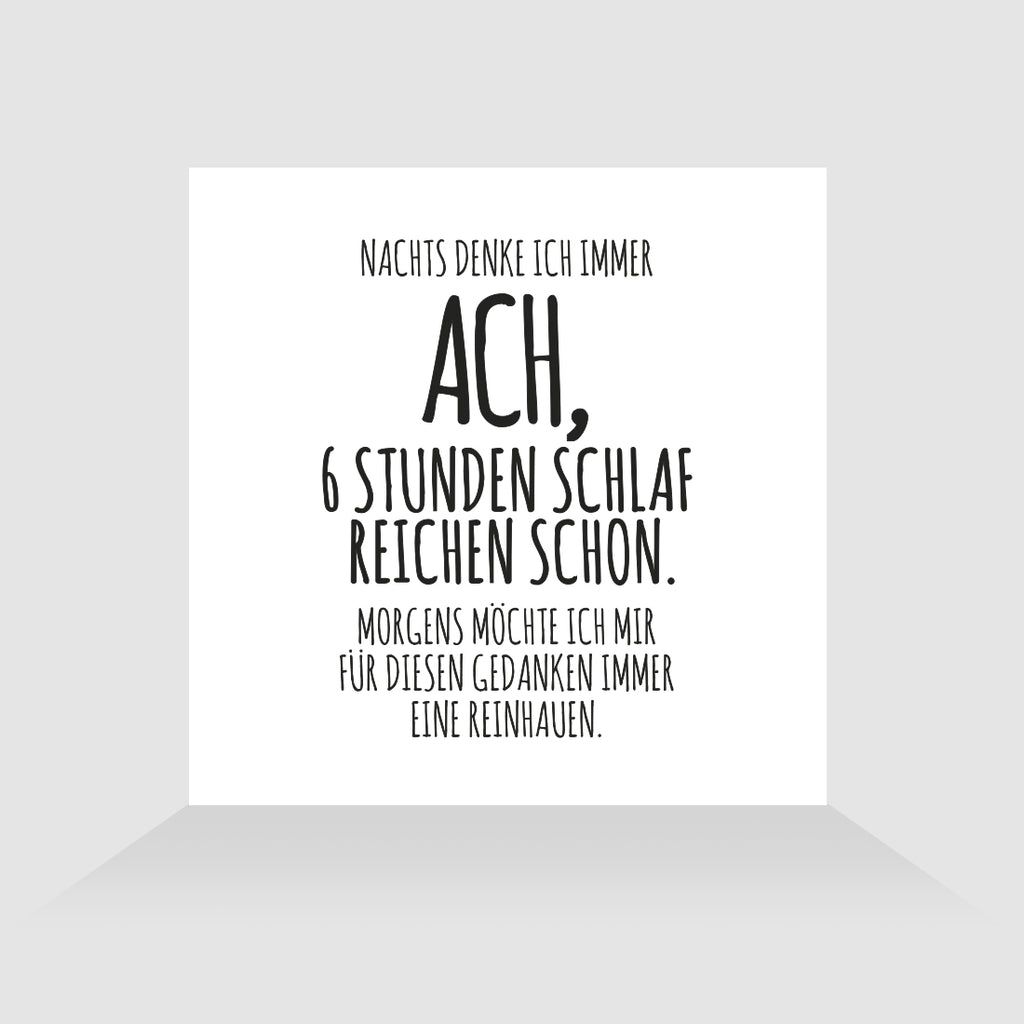 Kühlschrankmagnet Schlaf