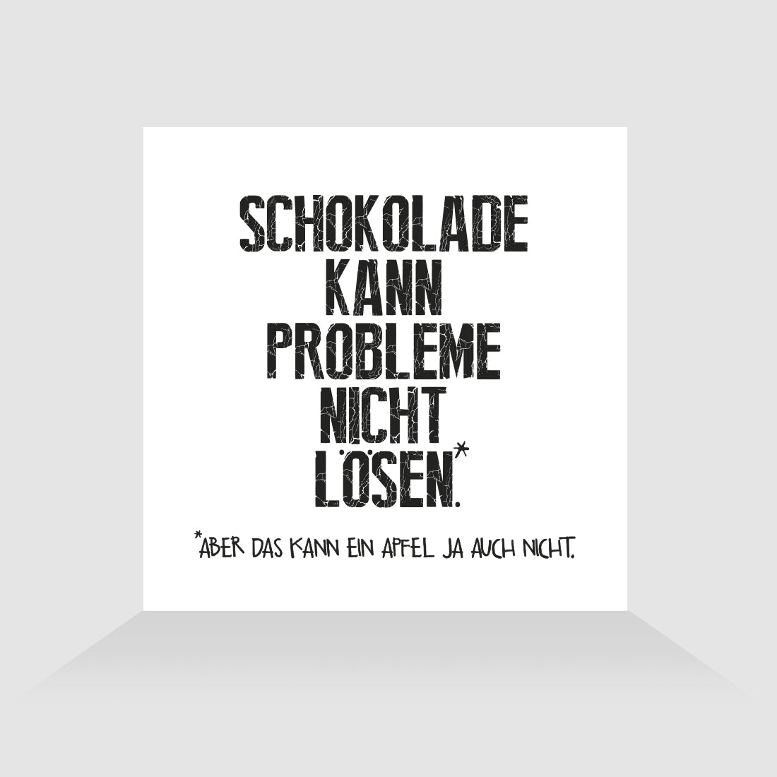 Kühlschrankmagnet Schokoapfel