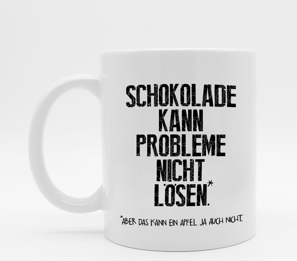 Tasse mit Spruch Schokoapfel