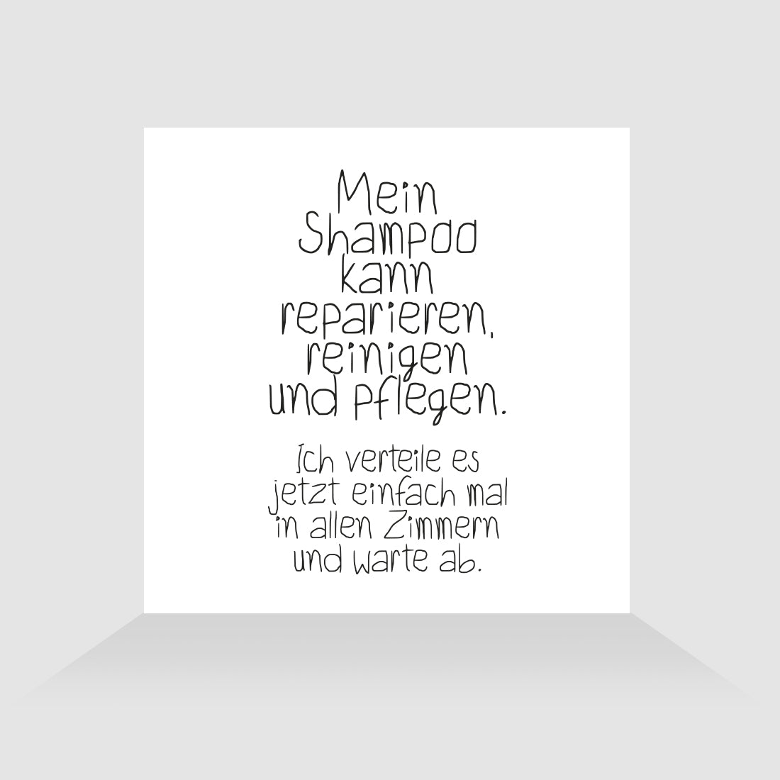 Kühlschrankmagnet Shampoo