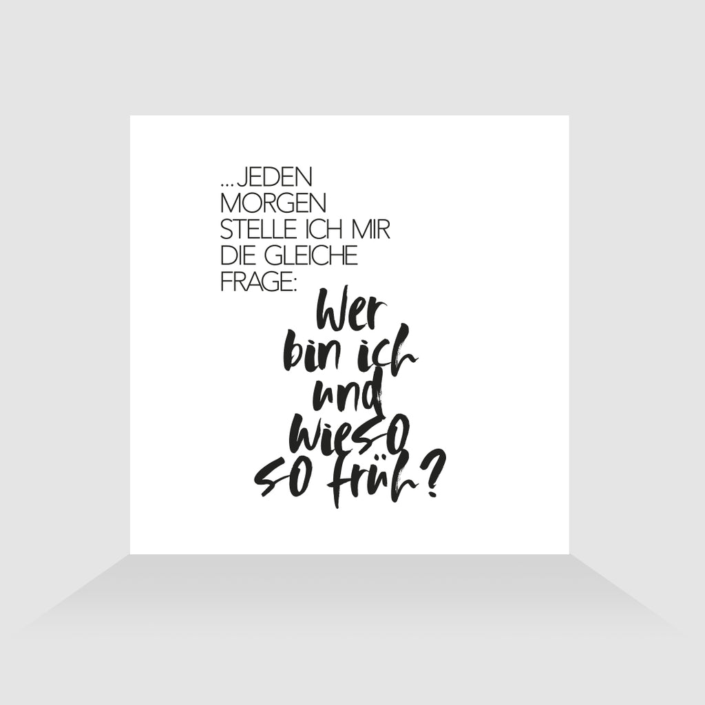 Kühlschrankmagnet So früh 2.0