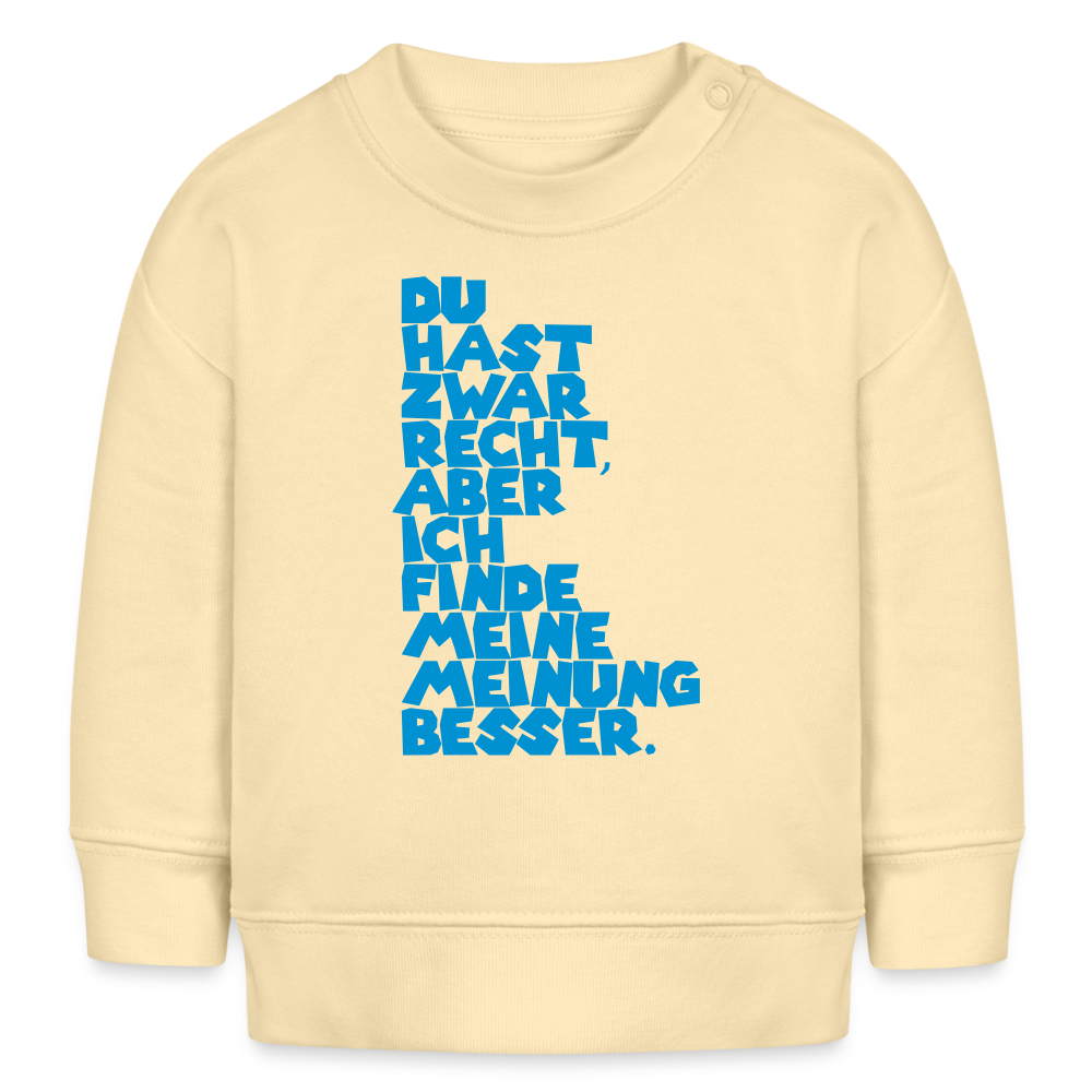 Meinung BABY Pulli cremeblau - Creme
