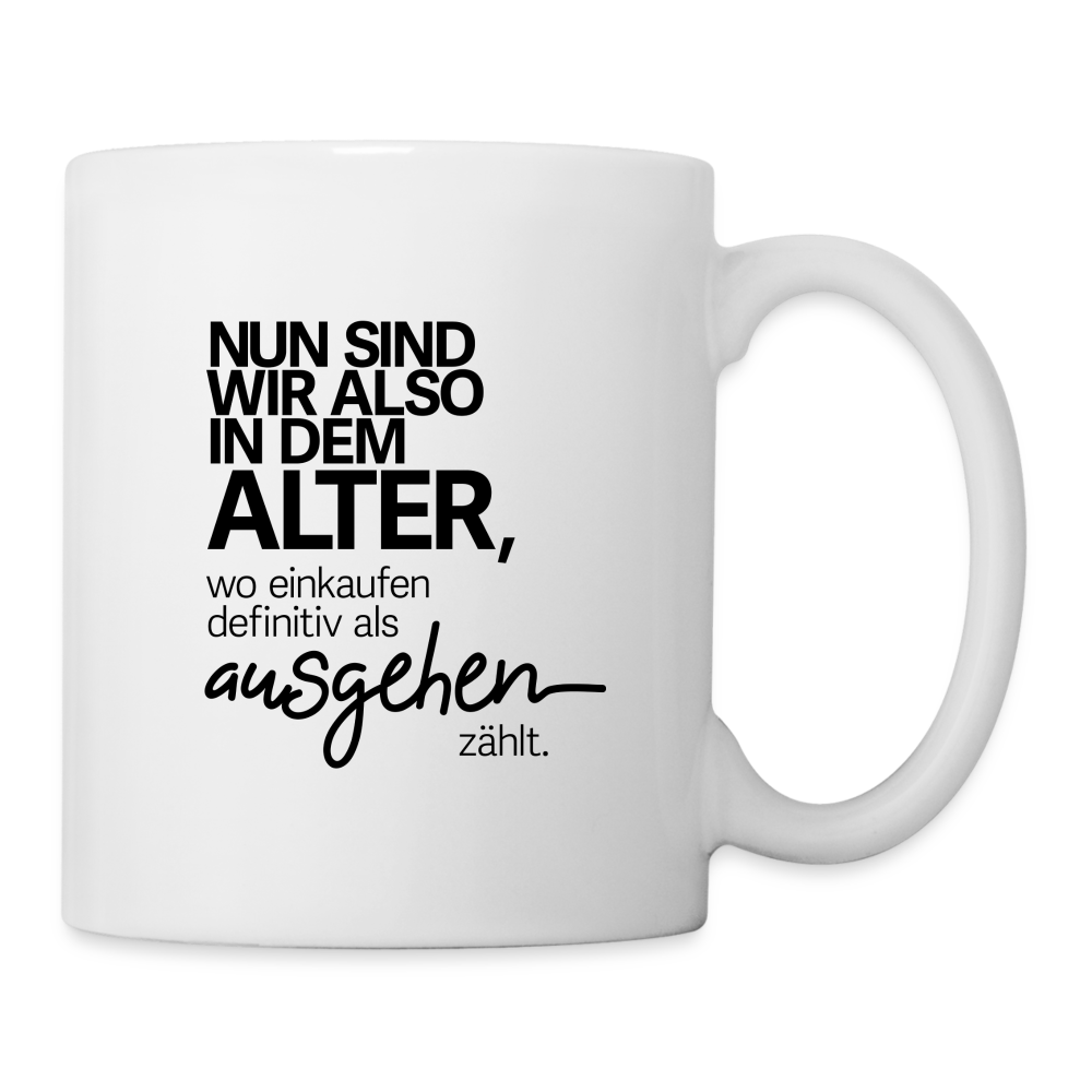 Tasse Ausgehen - Weiß
