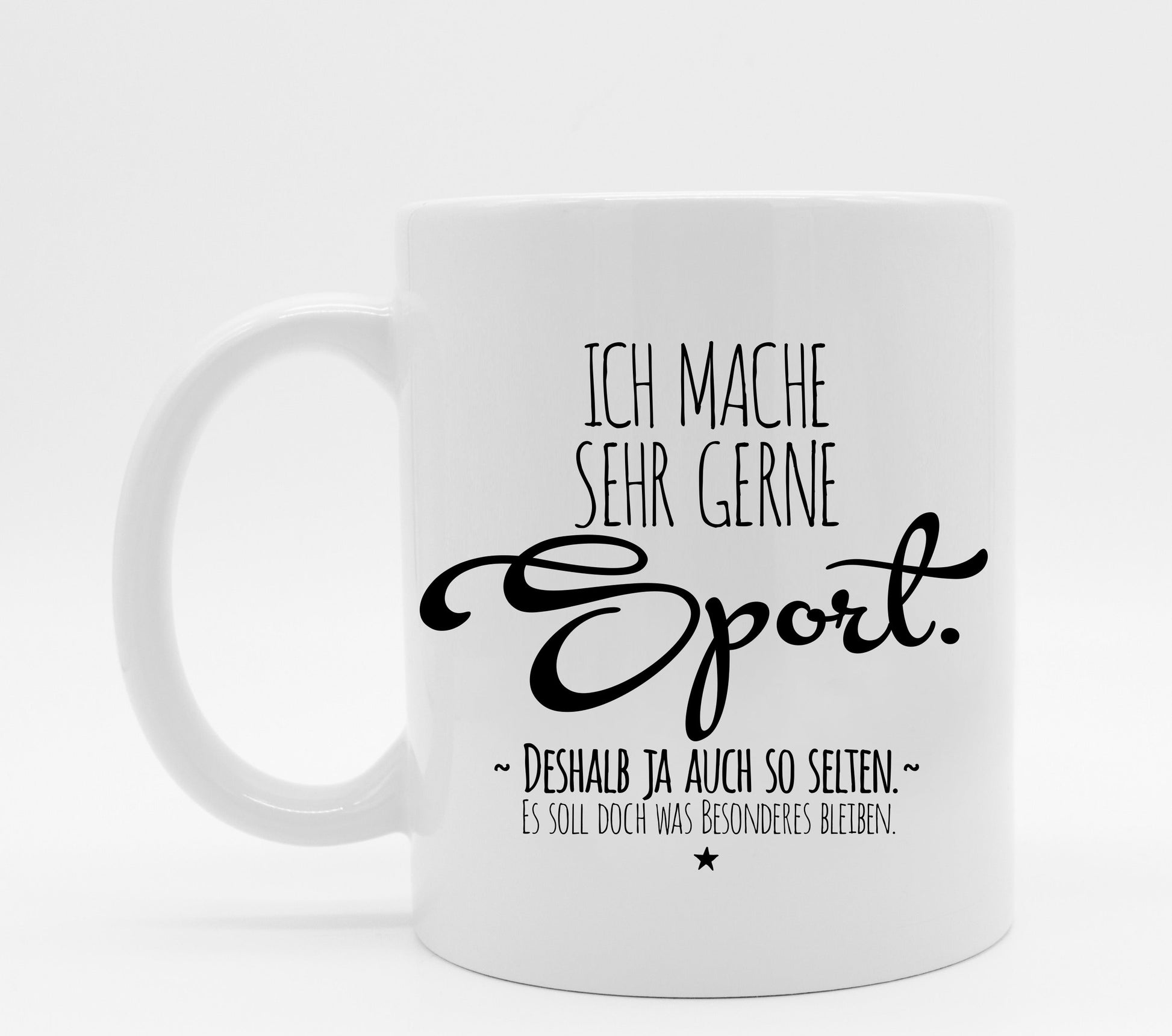 Tasse mit Spruch Sportskanone