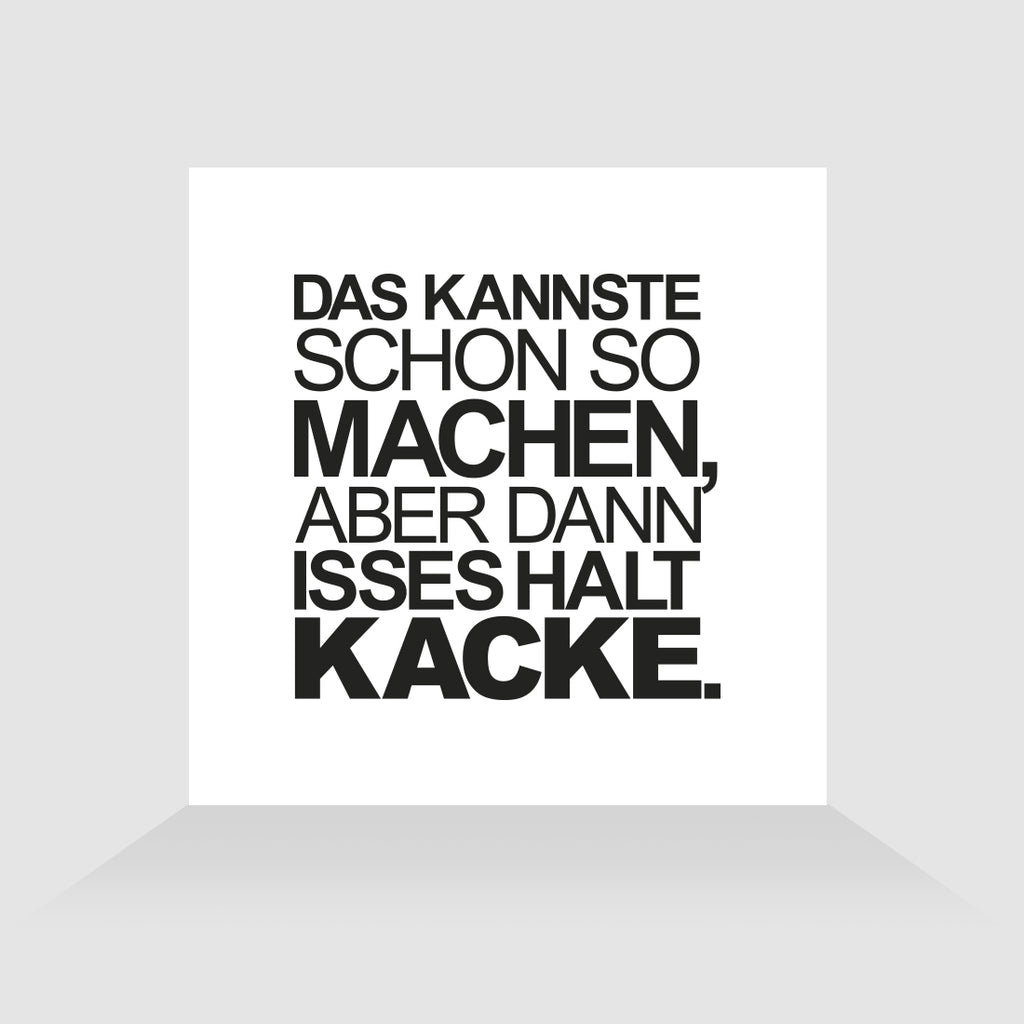 Kühlschrankmagnet Suboptimal