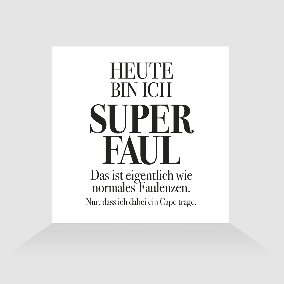 Kühlschrankmagnet Starkes Superfaul