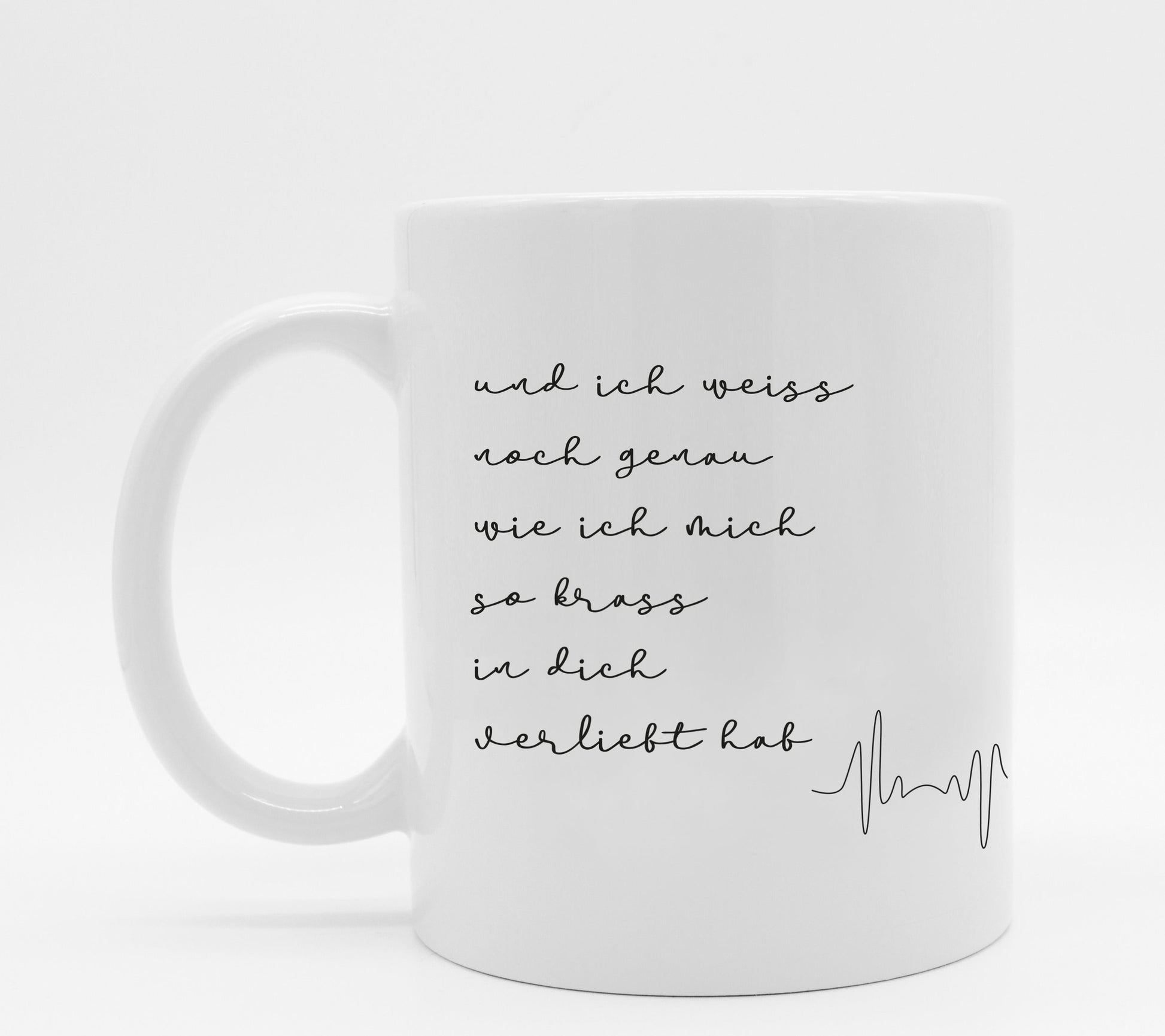 Tasse mit Spruch Verliebt