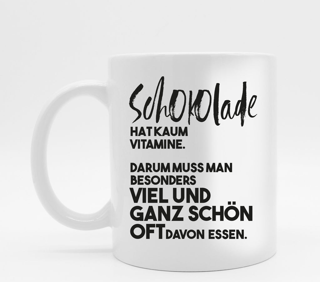 Tasse mit Spruch Vitamine