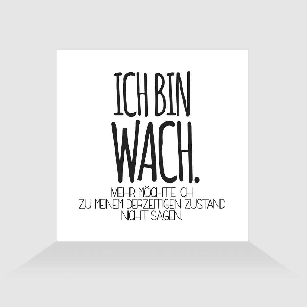 Kühlschrankmagnet Wach