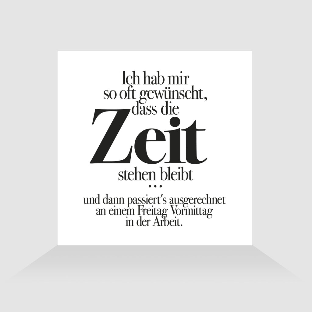 Kühlschrankmagnet Zeit