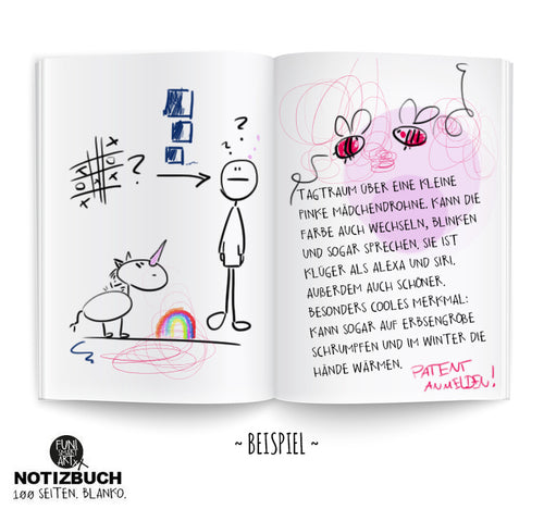 Buch | 100 Blanko Seiten | Cover Faultier (DIN A5)