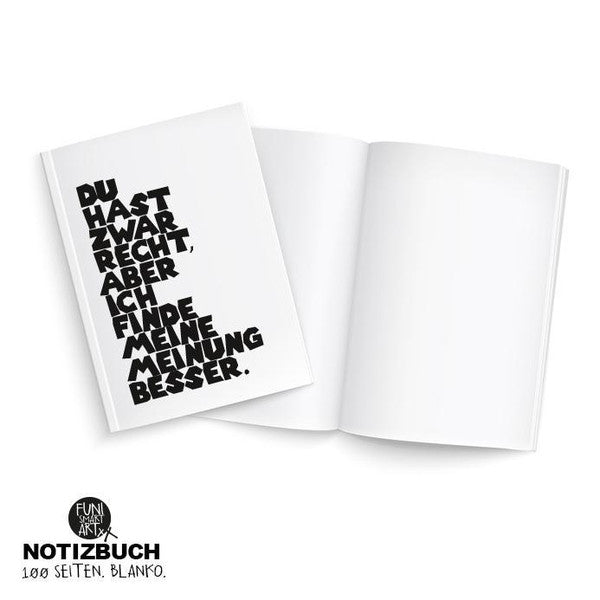Notizbuch Meinung (DIN A5)