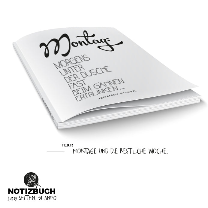 Notizbuch Gähnen (DIN A5)