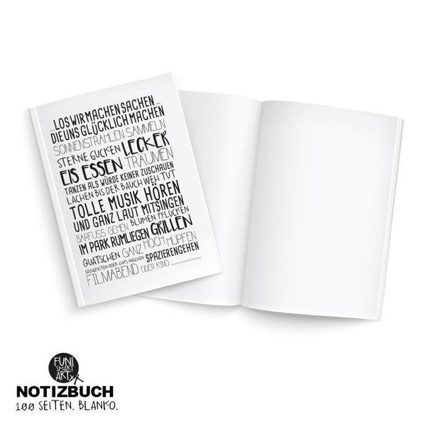 Notizbuch Glücksrezept (DIN A5)