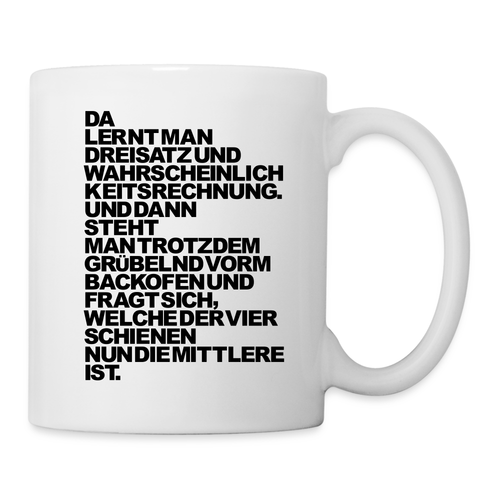 Tasse Mathegenie - Weiß