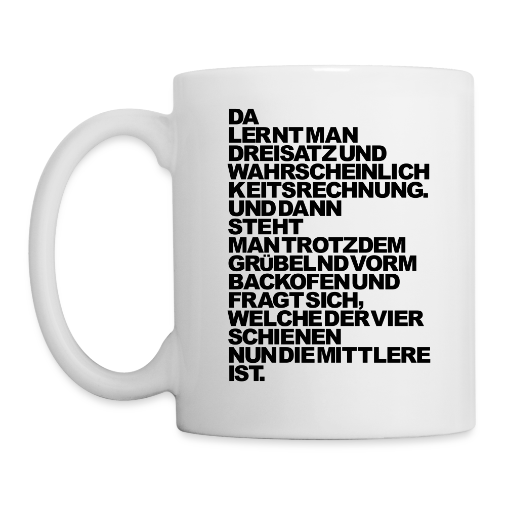 Tasse Mathegenie - Weiß