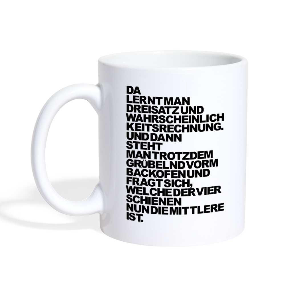 Tasse Mathegenie - Weiß