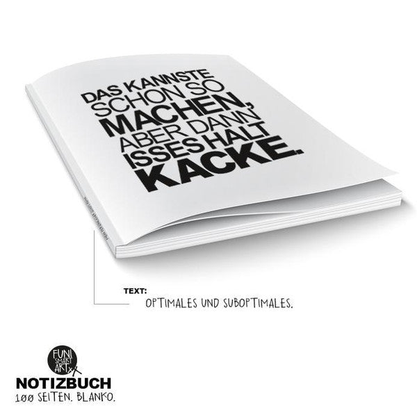 Notizbuch Suboptimal (DIN A5)
